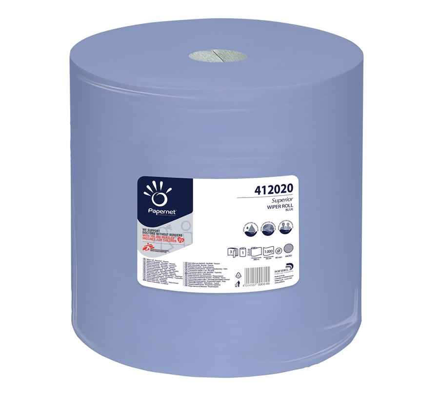 Industrierollen blauw