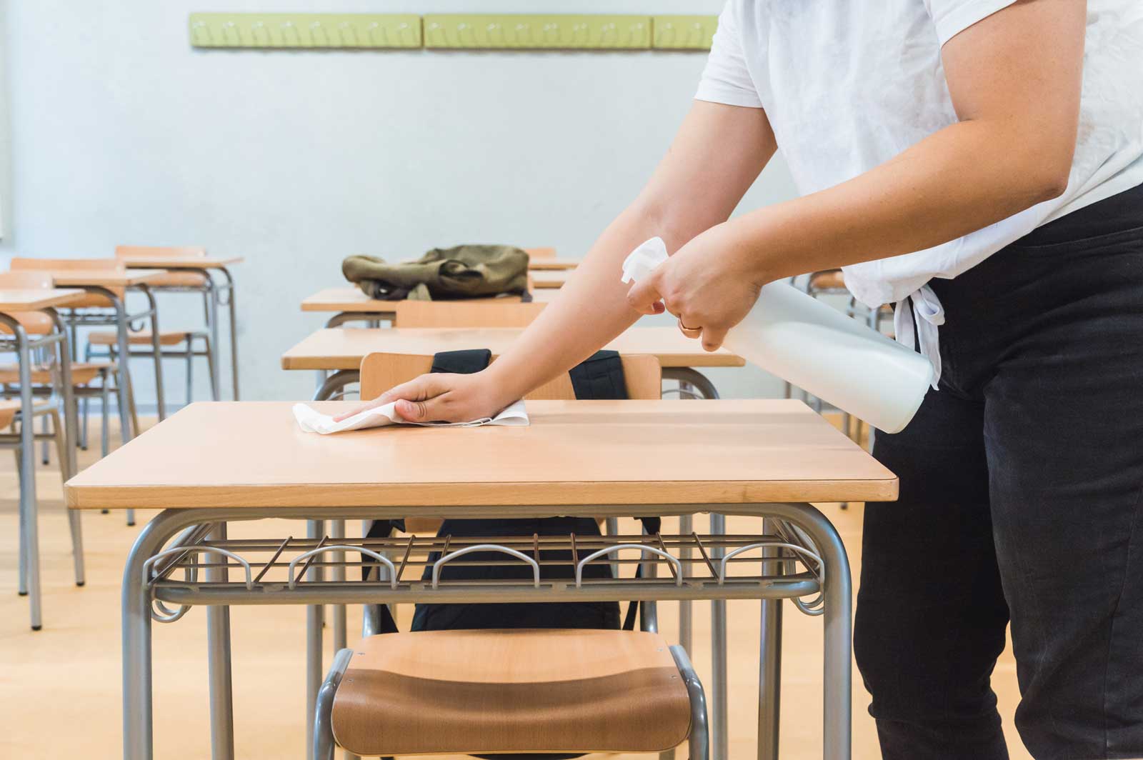 Schoonmaaktips om de hygiëne te verbeteren in scholen met de juiste producten