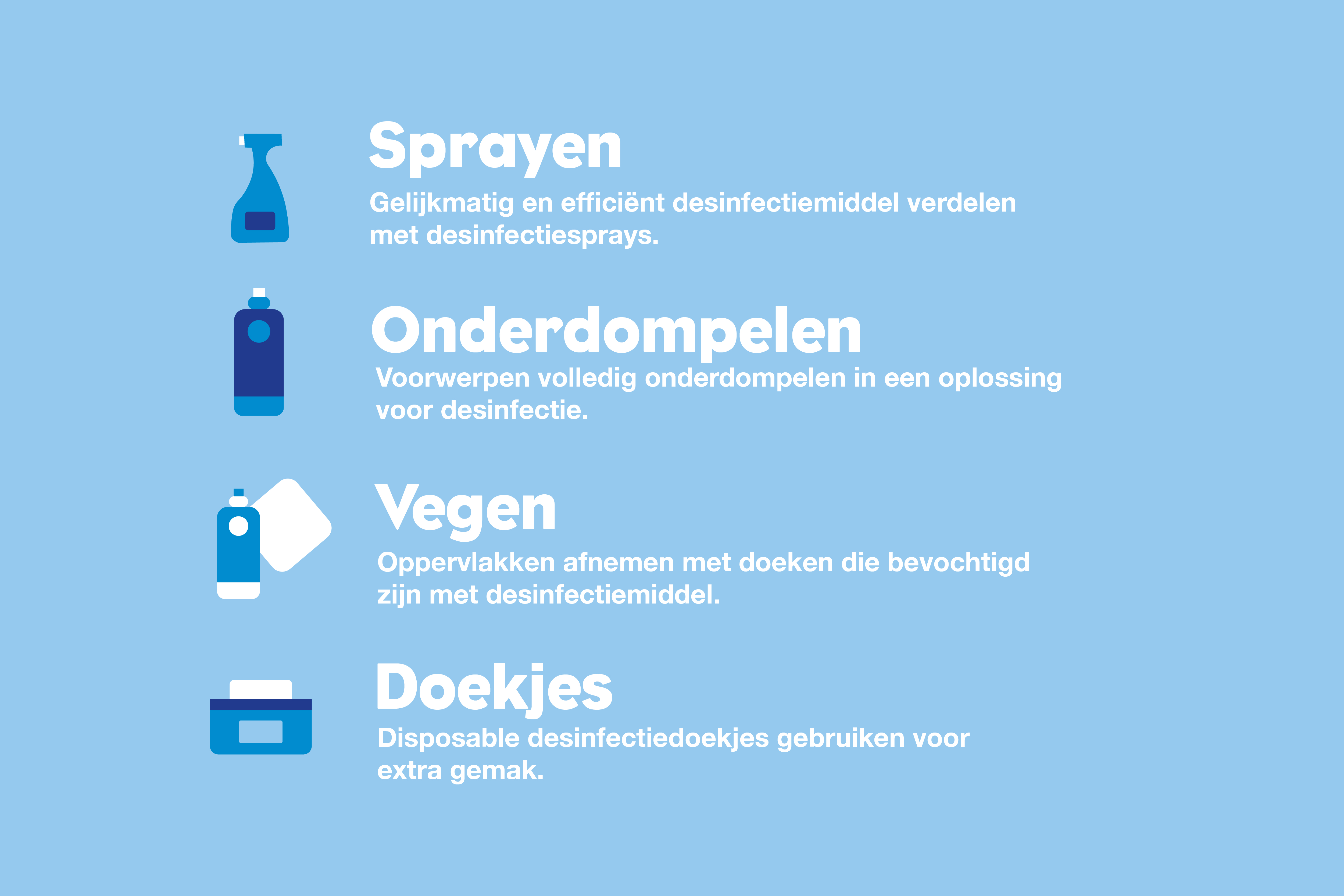 Wat zijn de meest effectieve desinfectiemethoden?
