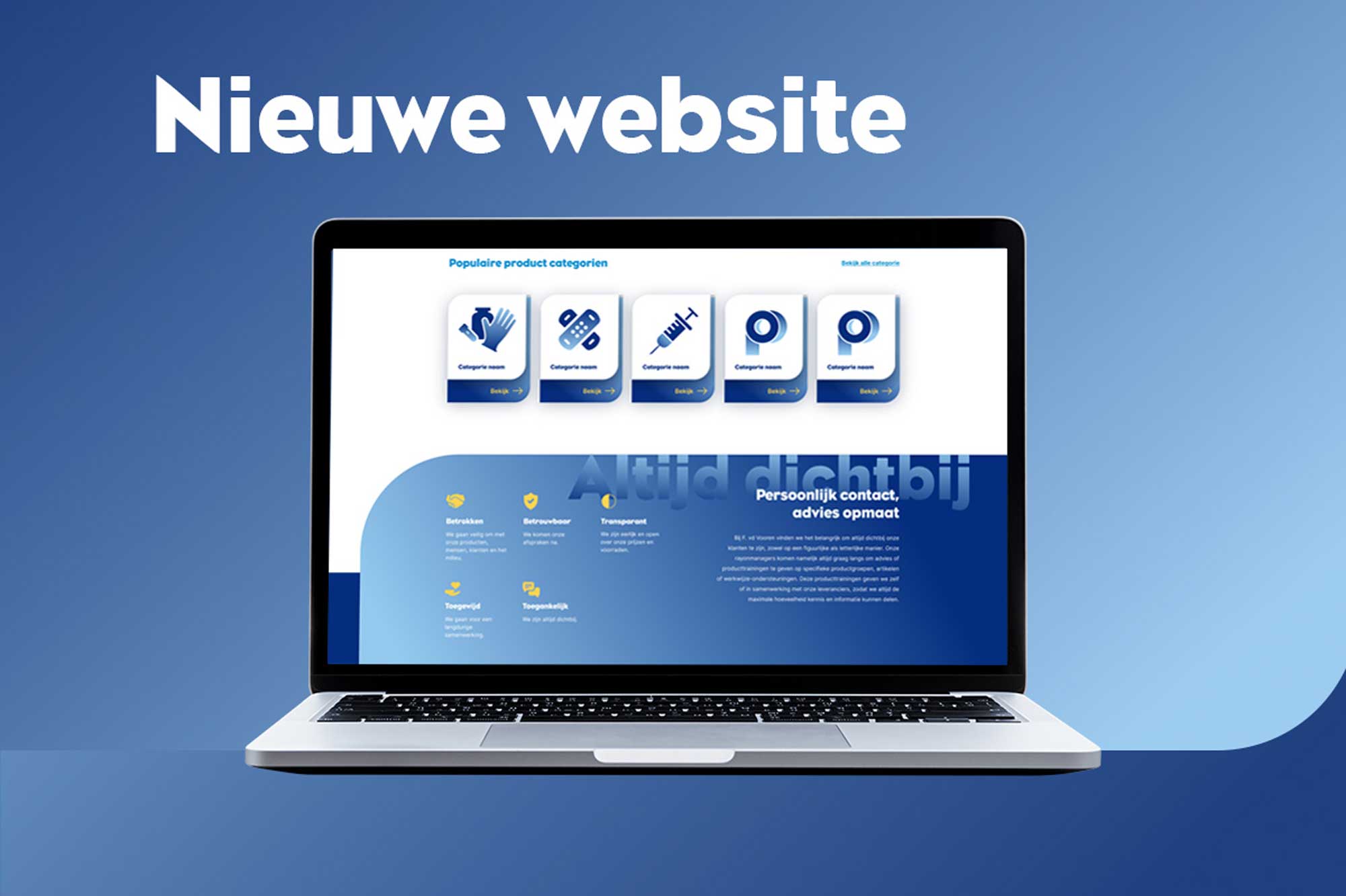 Nieuwe website